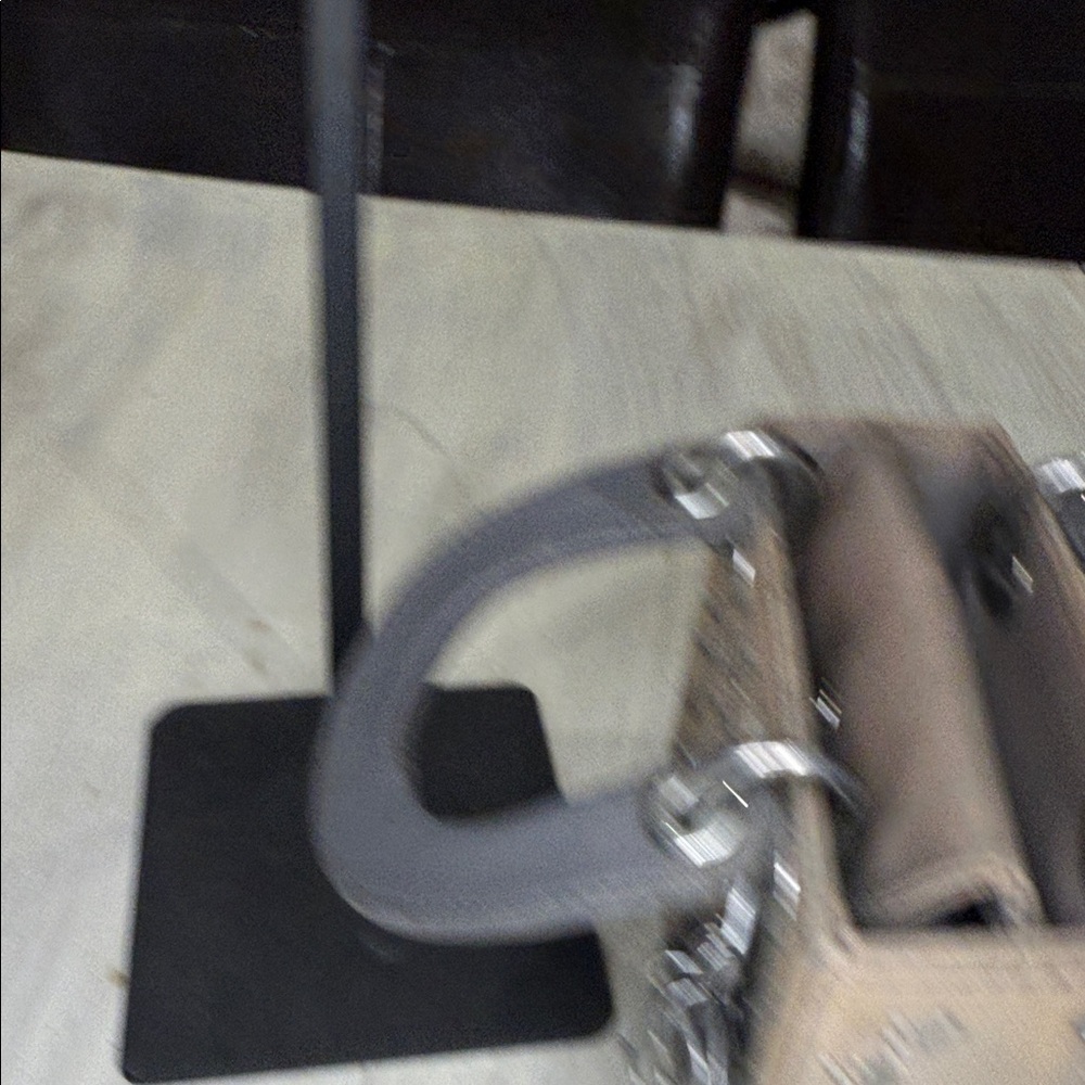 Source Unknown Beige and Gray Mini Bag - image 6